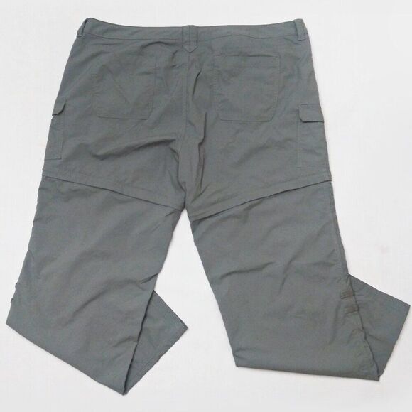 THE NORTH FACE Paramount Convertible Cargo Hiking Pants Zip Off Outdoors Gray 20 - Picture 7 of 12